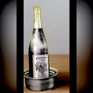 🍷RESTORATION HARDWARE🍷VTG PEWTER WINE COASTER EUC🍾